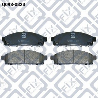 MITSUBISHI Колодки гальмівні передні дискові Q-fix Q0930823