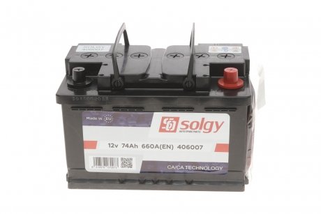 Стартерна батарея (акумулятор) Solgy 406007 (фото 1)