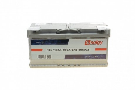 Стартерна батарея (акумулятор) Solgy 406022