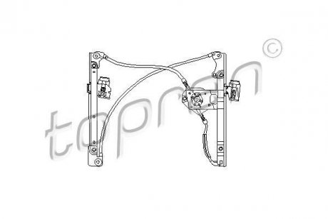 VAG Склопідіймач TOPRAN / HANS PRIES 103099
