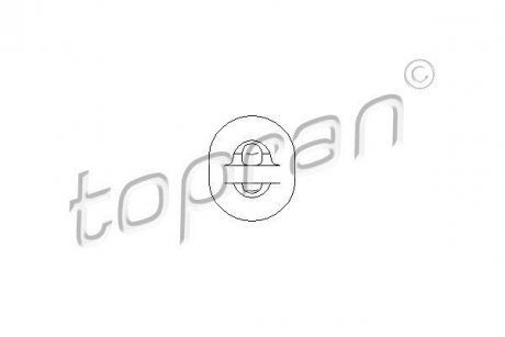 VAG Кронштейн, глушник TOPRAN / HANS PRIES 104403 (фото 1)