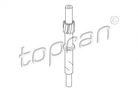 VAG Трос спідометра TOPRAN / HANS PRIES 107401