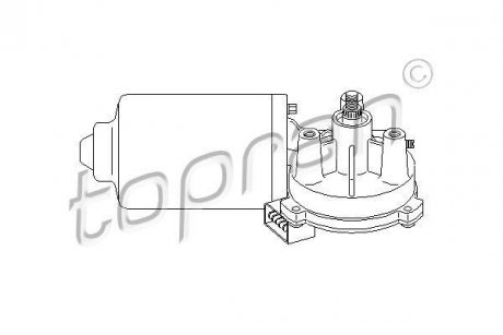 VAG Двигатель стеклоочистителя TOPRAN / HANS PRIES 108577