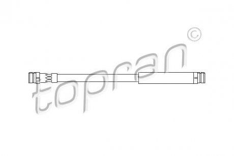 VAG Гальмівний шланг зад TOPRAN / HANS PRIES 110396