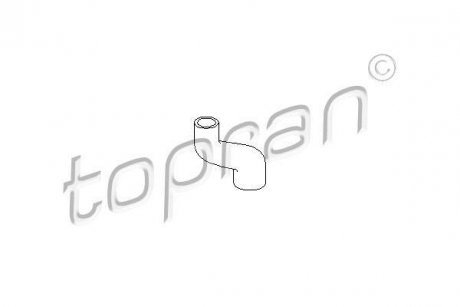GENERAL MOTORS Патрубок системи охолодження TOPRAN / HANS PRIES 205714