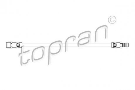 MERCEDES Тормозной шланг TOPRAN / HANS PRIES 400426 (фото 1)