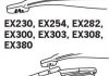 Щетка стеклоочистителя каркасная задняя 380mm (15\'\') ExactFit Rear Volvo V40, V70, XC70, XC90 (EX380B) Trico EX380 (фото 3)