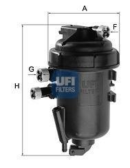Фільтр паливний OPEL ASTRA H, ZAFIRA B 1.9 CDTI 05-10 (OE) (вир-во) UFI 55.152.00