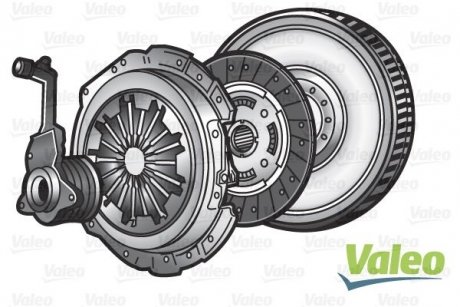 Демпфер + комплект зчеплення Ford Focus 1.6 TDCi 03-12 Valeo 845189 (фото 1)