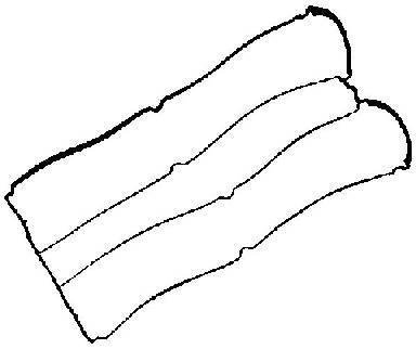 MAZDA Прокладка, крышка головки цилиндра VICTOR REINZ 713433300 (фото 1)