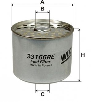 VAG Фільтр паливний WIX FILTERS 33166RE (фото 1)