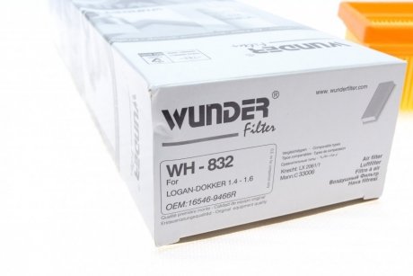 Фільтр повітряний WUNDER FILTER WH 832 (фото 1)